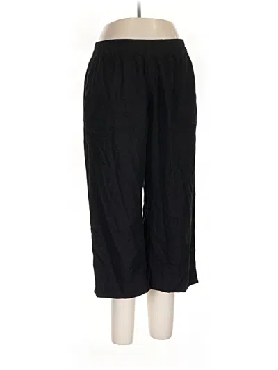 Pre-owned Old Navy Linen Pants In Black