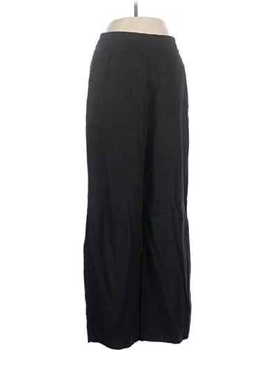 Pre-owned Old Navy Linen Pants In Black