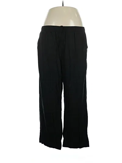 Pre-owned Old Navy Linen Pants In Black