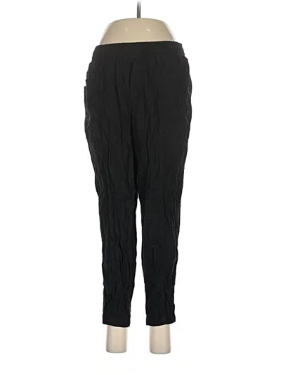 Pre-owned Old Navy Linen Pants In Black
