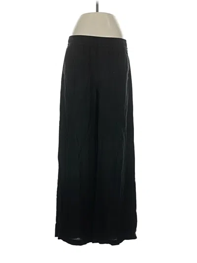 Pre-owned Old Navy Linen Pants In Black