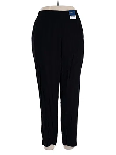 Old Navy Linen Pants In Black