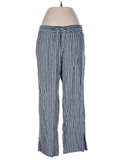 Pre-owned Old Navy Linen Pants In Blue
