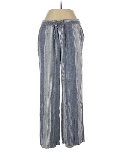 Pre-owned Old Navy Linen Pants In Blue