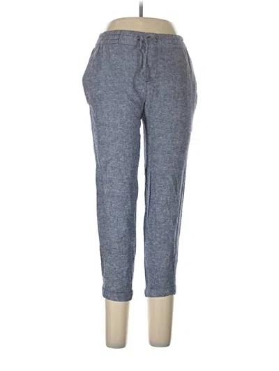 Pre-owned Old Navy Linen Pants In Blue