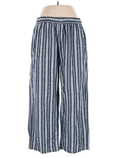 Pre-owned Old Navy Linen Pants In Blue