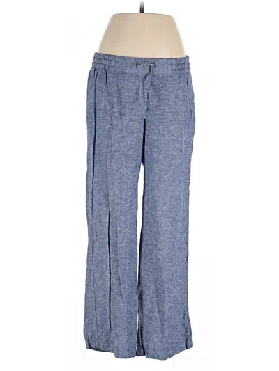 Pre-owned Old Navy Linen Pants In Blue