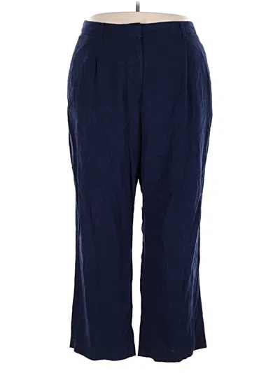 Pre-owned Old Navy Linen Pants In Blue