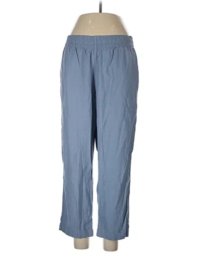 Pre-owned Old Navy Linen Pants In Blue