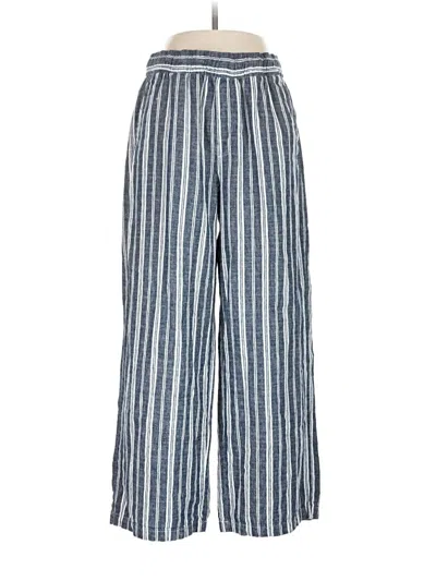 Pre-owned Old Navy Linen Pants In Blue
