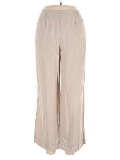 Pre-owned Old Navy Linen Pants In Brown