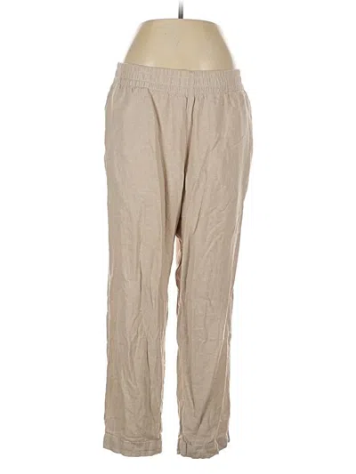 Pre-owned Old Navy Linen Pants In Brown