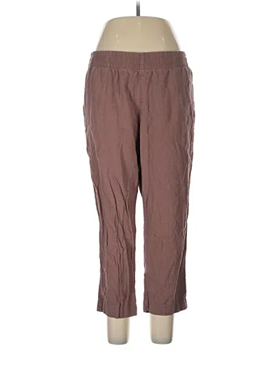 Pre-owned Old Navy Linen Pants In Brown