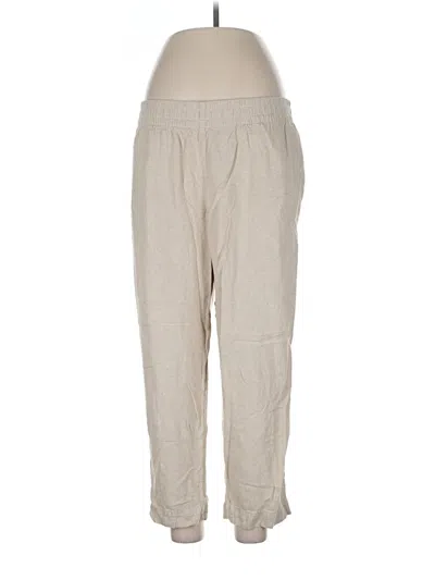 Pre-owned Old Navy Linen Pants In Brown