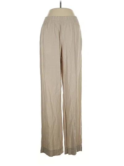 Pre-owned Old Navy Linen Pants In Brown