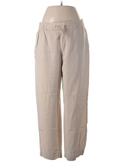 Pre-owned Old Navy Linen Pants In Brown