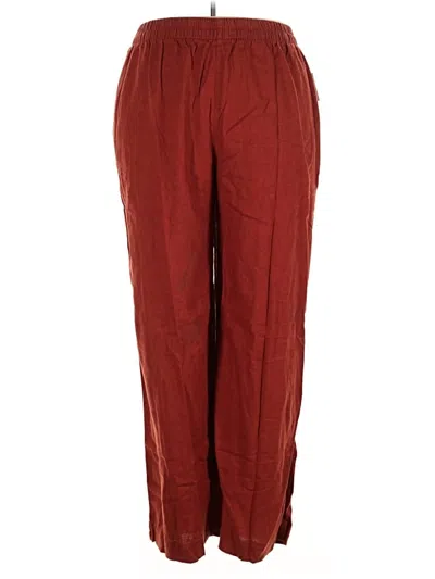 Pre-owned Old Navy Linen Pants In Brown