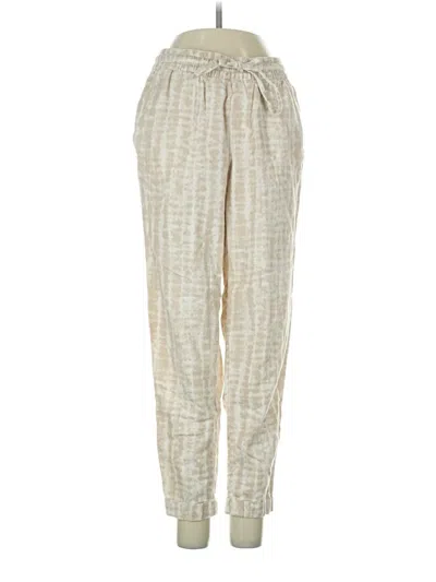 Pre-owned Old Navy Linen Pants In Gold