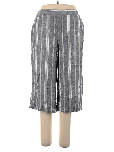 Pre-owned Old Navy Linen Pants In Gray