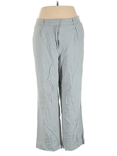 Pre-owned Old Navy Linen Pants In Gray