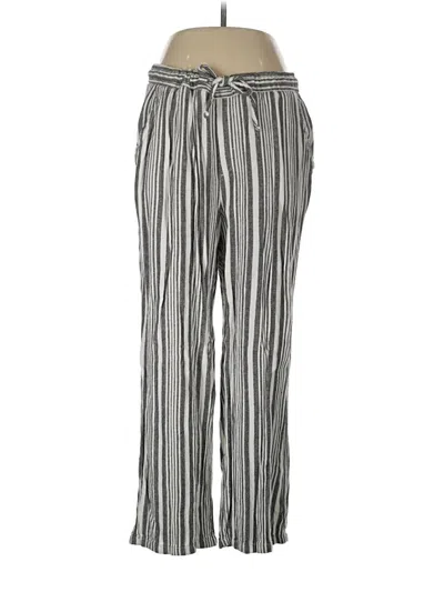 Pre-owned Old Navy Linen Pants In Gray