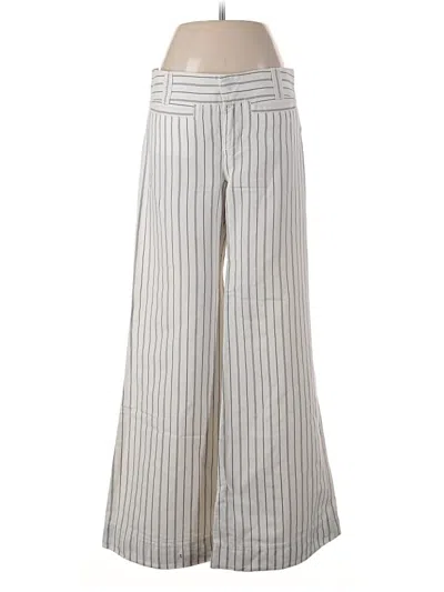 Pre-owned Old Navy Linen Pants In Gray