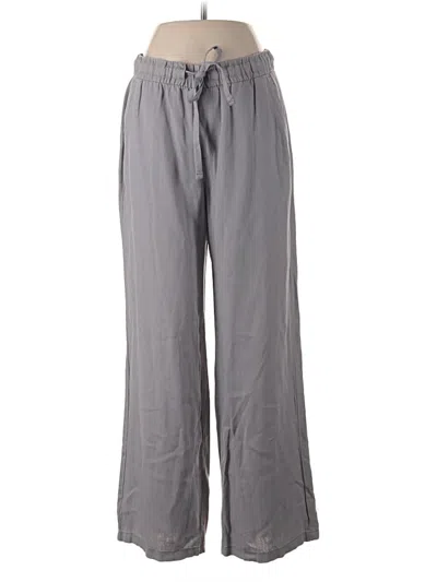 Pre-owned Old Navy Linen Pants In Gray
