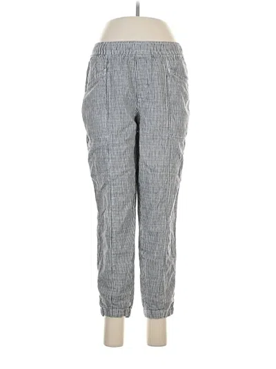 Pre-owned Old Navy Linen Pants In Gray
