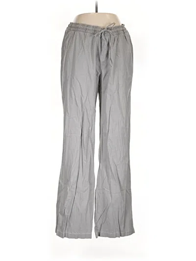 Pre-owned Old Navy Linen Pants In Gray