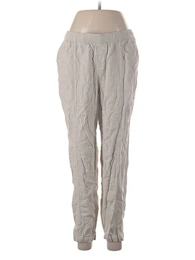 Pre-owned Old Navy Linen Pants In Gray