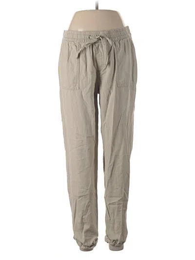 Pre-owned Old Navy Linen Pants In Gray
