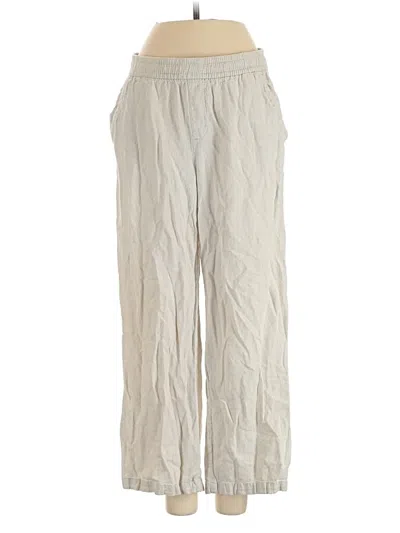 Pre-owned Old Navy Linen Pants In Gray