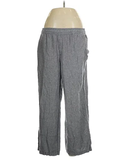 Pre-owned Old Navy Linen Pants In Gray
