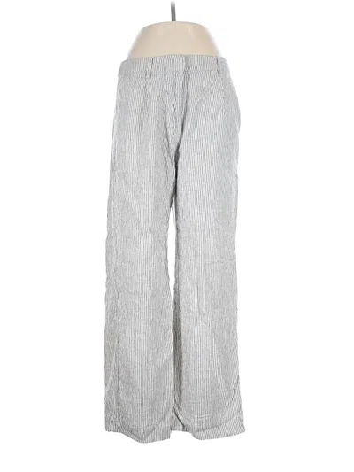 Pre-owned Old Navy Linen Pants In Gray