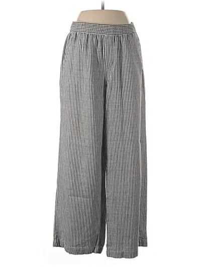 Pre-owned Old Navy Linen Pants In Gray