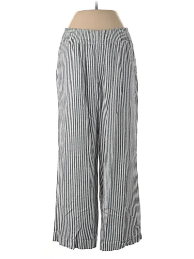 Pre-owned Old Navy Linen Pants In Gray