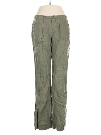 Pre-owned Old Navy Linen Pants In Green