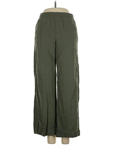 Pre-owned Old Navy Linen Pants In Green