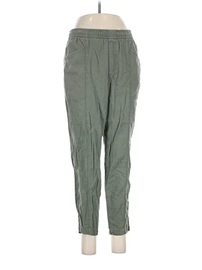 Pre-owned Old Navy Linen Pants In Green