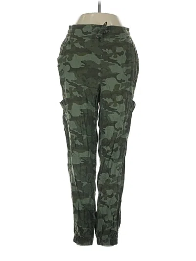 Pre-owned Old Navy Linen Pants In Green