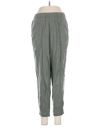 Pre-owned Old Navy Linen Pants In Green