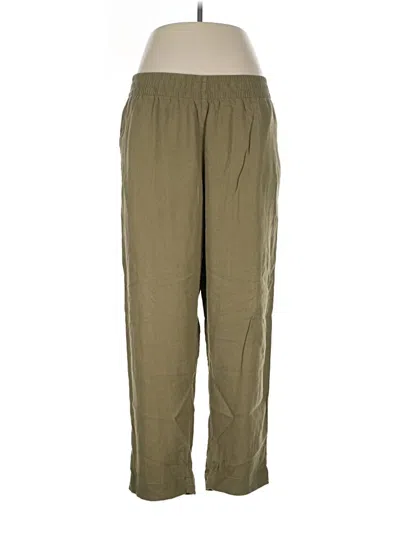 Pre-owned Old Navy Linen Pants In Green