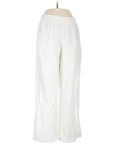 Pre-owned Old Navy Linen Pants In Ivory