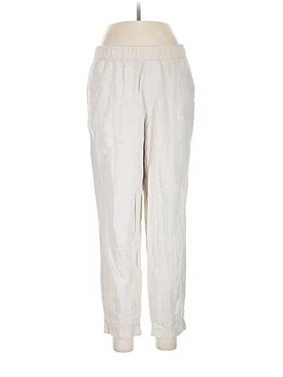 Pre-owned Old Navy Linen Pants In Ivory