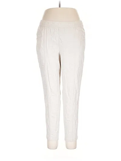 Pre-owned Old Navy Linen Pants In Ivory