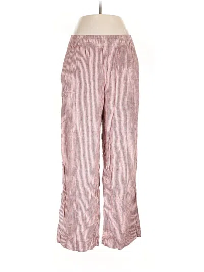 Pre-owned Old Navy Linen Pants In Pink