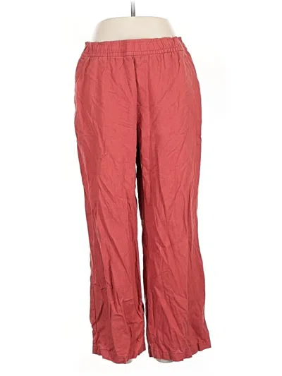 Pre-owned Old Navy Linen Pants In Red