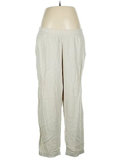 Pre-owned Old Navy Linen Pants In Silver