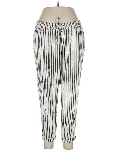 Pre-owned Old Navy Linen Pants In Silver