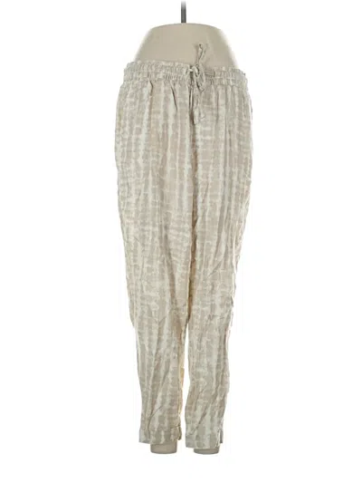 Pre-owned Old Navy Linen Pants In Silver